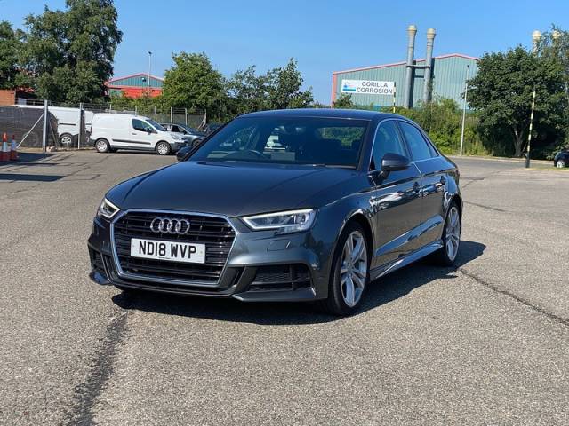 Audi A3 1.5 TFSI CoD S line Saloon Petrol Daytona Grey