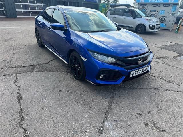 Honda Civic 1.5 VTEC Turbo Sport Hatchback Petrol Brilliant Sporty Blue metallic