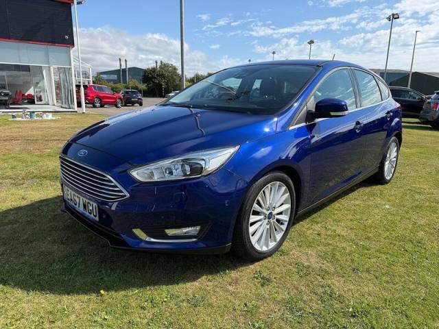 Ford Focus 1.5 TDCi Titanium X Hatchback 5dr Diesel Powershift Euro 6 (s/s) (120 ps) Hatchback Diesel Blue